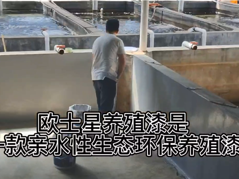 海水魚池子刷歐士星養殖漆，降低病害的發生，養殖更順利